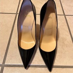 Christian Louboutin Black Patent Heels
